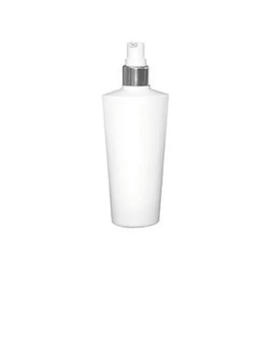 White Lightweight Trapezoid Plastic Cosmetic Bottle