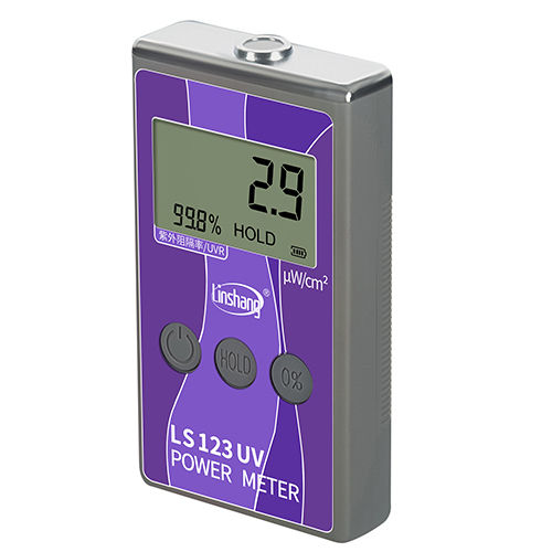 Purple Ls123 Uv Power Meter For Displaying Uv Resistance Performance Of Material