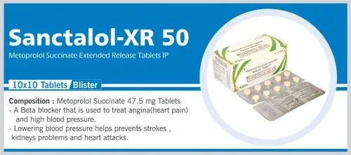 Metoprolol Succinate Tablets (Packaging Size 10x10 Tablets)