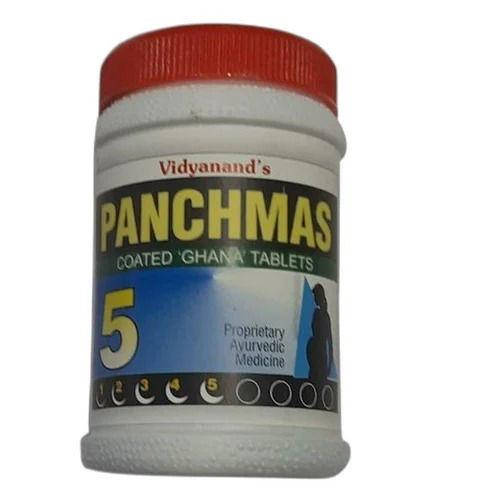 Panchamas Ghana Ayurvedic Tablets, 120 Tablets Pack Cool And Dry Place