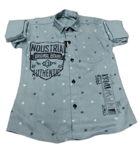 Printed Pattern Soft Cotton Shirt For Kid