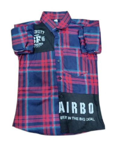 Regular Wear Check Shirt For Kid