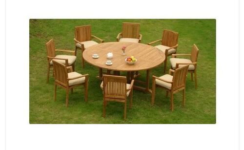 Teak Wood Dining Table Set With 8 Chair