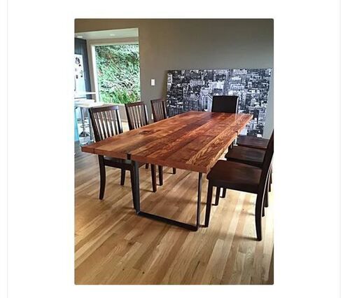 Wooden Dining Table Set With 6 Chair