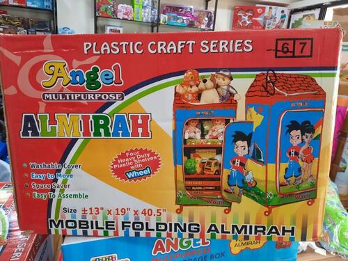 Multipurpose Plastic Mobile Folding Almirah Toy For Children