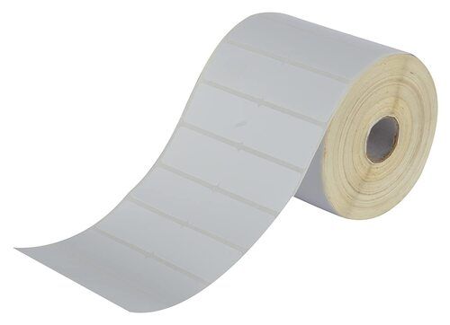 Plain White Color Chromo Barcode Label