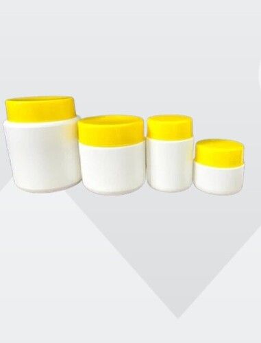 Screw Cap White Color Hdpe Protein Jar