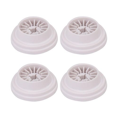 Spool Caps - Plastic, Small (25 mm) / Medium (35 mm) / Large (45 mm), White - Round Shape for Embroidery Machine, Textile Machinery Spares