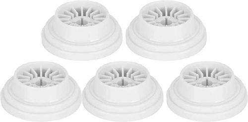 Spool Caps - Plastic | Small, Medium, Large Sizes in Round Shape, White Color for Textile Machinery Spares