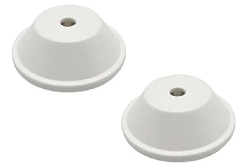 Spool Caps - Plastic Material, Small (25mm), Medium (35mm), Large (45mm), White Color - Suitable for Embroidery Machines, Textile Industry Use