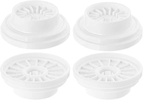 Spool Caps - Plastic, Small 25mm / Medium 35mm / Large 45mm, Round Shape, White Color | Suitable for Embroidery Machines in Textile Industry