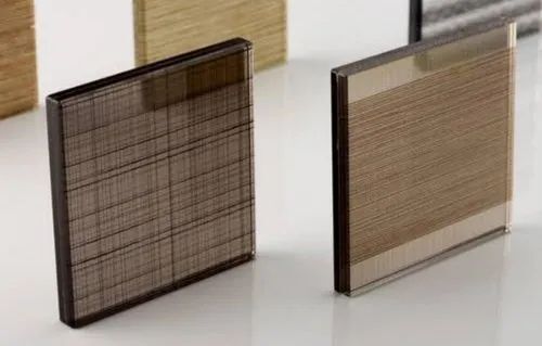 Square Shape Fabric Laminated Glass