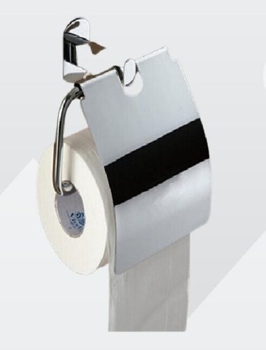 Stainless Steel And Silver Color Bathroom Paper Holder