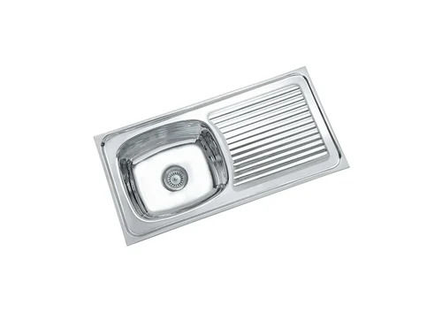 Stainless Steel Single Bowl Kitchen Sink With Drain Board