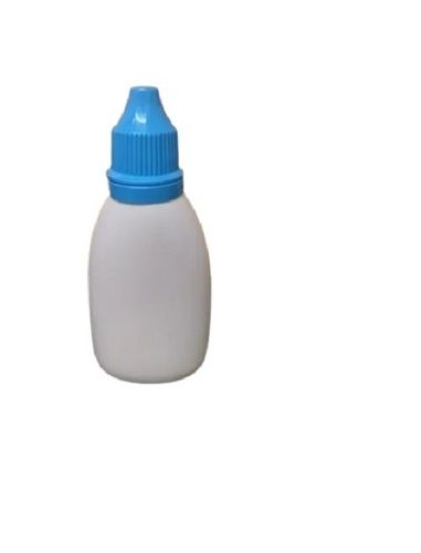  सफेद रंग की फ्लैट ड्रॉपर बोतल 
