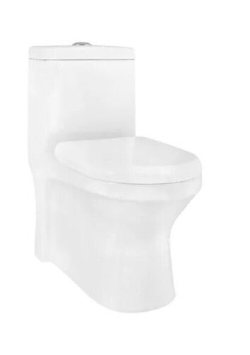 White Floor Mounted Duke Western Toilet