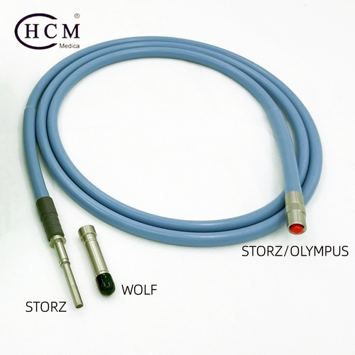 4mm Fiber Optic Cable Endoscope Flexible Light Guide Silicone Cable Bundle