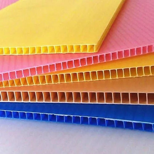 6x4 Feet 2mm Thick Plastic Corrugated Sheet For Advertising