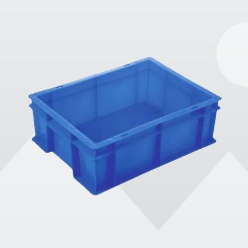 Blue Vegetable Plastic Crates