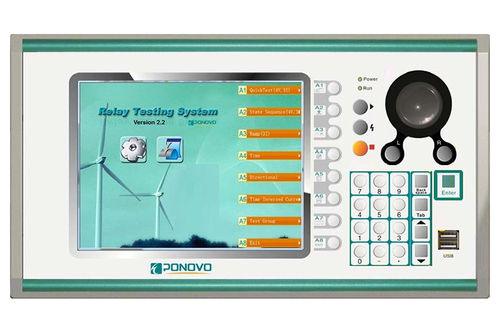 Grey-White Ponovo Pw866I Protection Relay Tester For Protective Relays