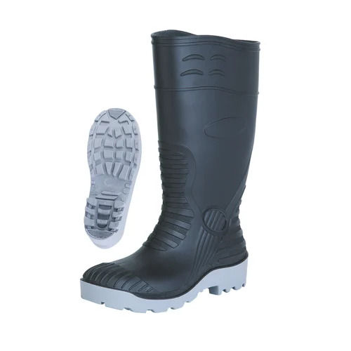 Smooth Texture High Ankle Safety Gumboots