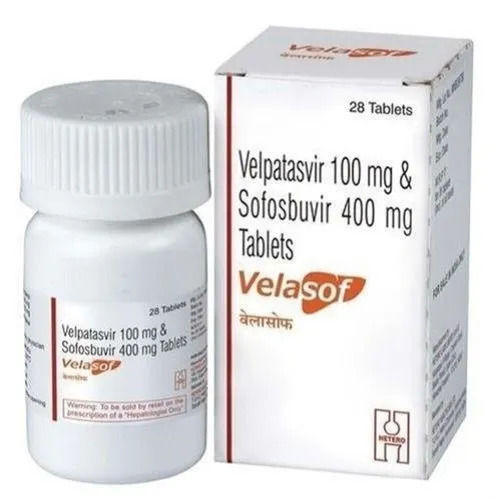 Velasof Velpatasvir 100mg And Sofosbuvir 400mg Tablets