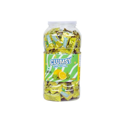 Clumsy Lemon-Mint Candy, 170 Units Jar Packaging