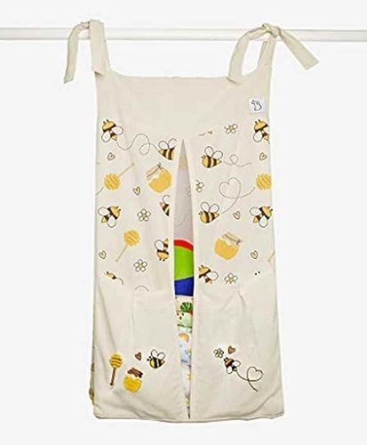 Cotton And Polyester Diaper Stacker - Spacious Design, Eco-friendly Hand Wash Care | Water Resistant, Plain and Printed Patterns