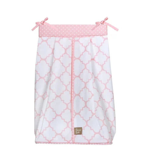 Pink And White Color Diaper Stacker