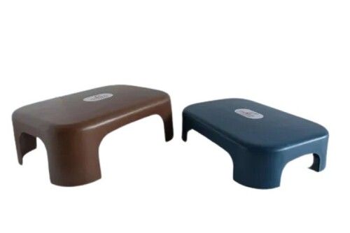 Plain Rectangular Plastic Bathroom Stools