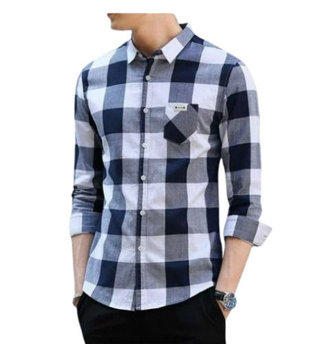 Multi Color Full Sleeves Mens Check Shirts