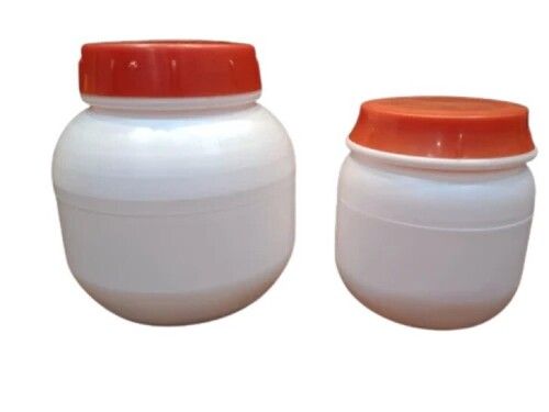 15 Kg Plastic Dahi Matka Jar With Red Lid