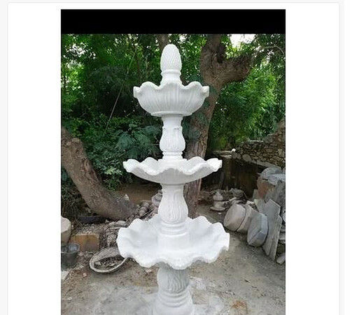 Decorative Marble Fountain for Outdoor With 3 Nozzles