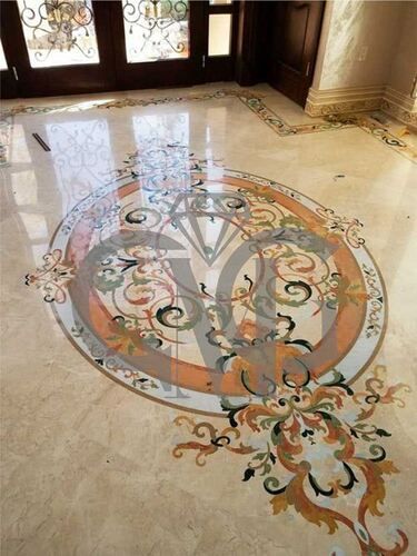 marble inlay flooring