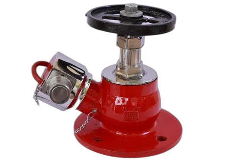 Fire Safety Manual Valve - Cast Iron & SS 2.5 Inch Male Inlet Size 1.6 MPa Pressure Flanged 80mm | Red Yellow Black Color Options 63mm Dimension 12 LPM Flow Test Approx 3.5 kg Weight