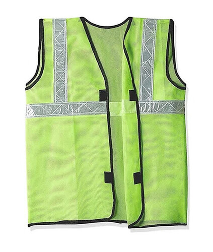 Polyester Sleeveless Reflective Safety Jacket