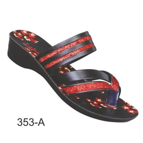 Printed Pattern Pu Sandal For Ladies