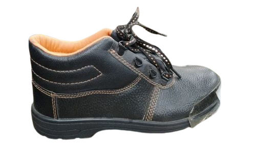 PVC Sole Leather Safety Shoes, Sizes Available 10, 7, 8, 6, 9