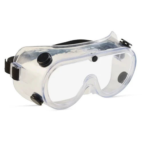 Ruggedly Constructed Transparent Protective Safety Goggles