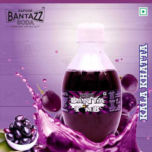 250ml Kala Khatta Goti Soda - No Caffeine Spicy Flavor Hygiene RO Water | Sweet Taste Plastic Bottle No Artificial Sweeteners Nil Alcohol Content