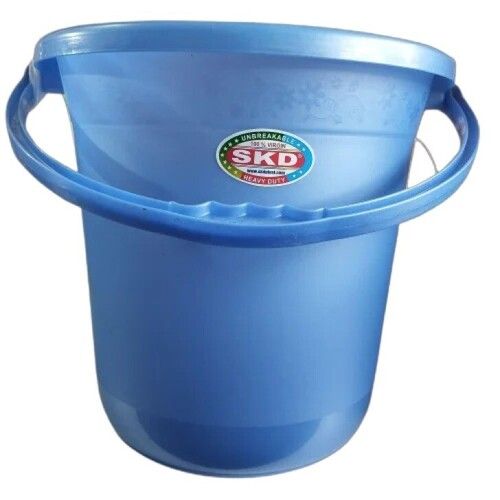 30 Litre Matt Finish Blue Color Plastic Bucket