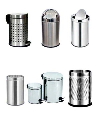 5 Liter Stainless Steel Dustbins