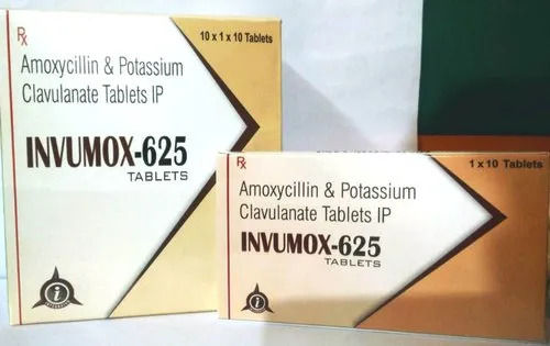 Tablets Amoxy 500Mg Clavulanic Acid 125Mg (Invumox 625 Mg Tablets)