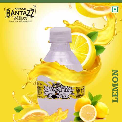 Bottle Packaging 250ml Lemon Soda, No Artificial Sweeteners