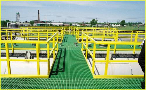 Easy Installation and Durable Color Coated FRP Grating