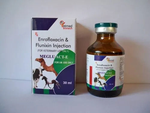 Enrofloxacin Flunixine Meglumine Injection For Veterinary