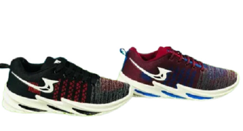 Lightweight Sports Shoes For Men - Canvas Upper, PVC Sole, Size 6x10, Multi Color | Lace-Up Closure, Designed for Active Men