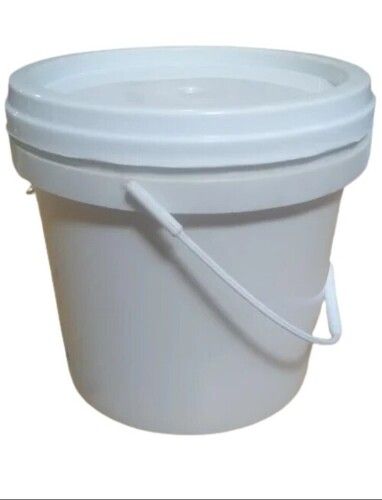 Plain White Color Round Paint Bucket