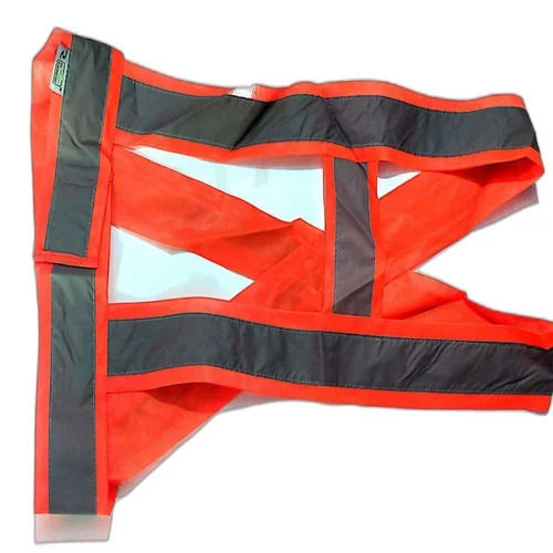 Red And Black Polyester Safety Harness