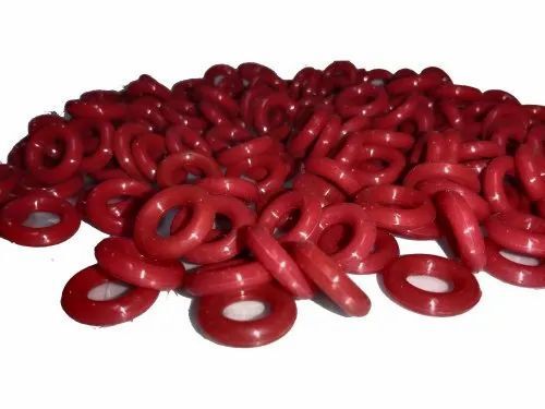Red Silicone O Ring, Hardness 70 Shore A
